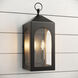 Bratton 2 Light 19 inch Powder Coated Black Outdoor Wall Sconce